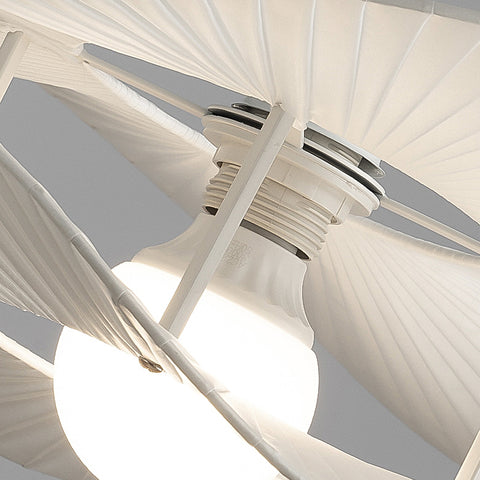 Pleated Fabric Hats Flowers Modern Ceiling Lights - Vex lighting