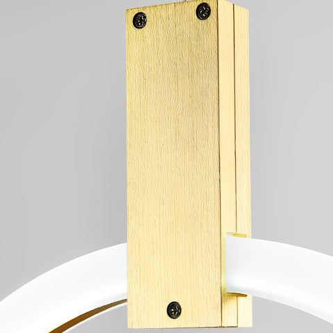 Dimmbarer LED-Treppenleuchter mit minimalistischen Ringen im nordischen Stil – Vex-Beleuchtung