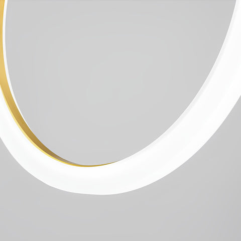 Minimalistische Ringe LED Nordischer Duplex-Treppenleuchter - Vex-Beleuchtung