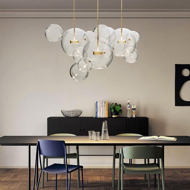 Clear Bolle Soap Bubble Pendant Light