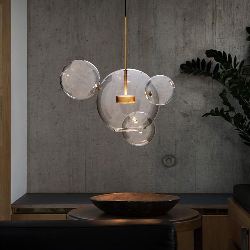 Clear Bolle Soap Bubble Pendant Light