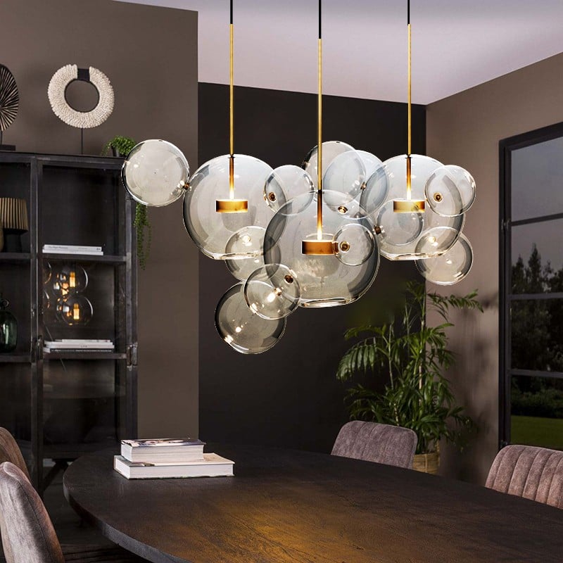 Clear Bolle Soap Bubble Pendant Light