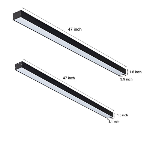 Nowoczesne oświetlenie sufitowe wpuszczane LED Dazuma Rectangle Strip