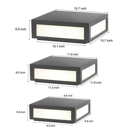 Luces solares LED impermeables para patio Dazuma