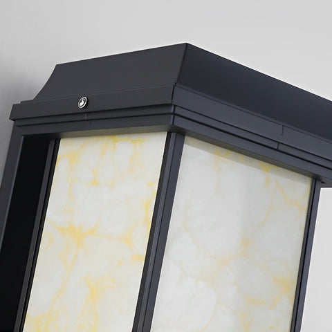 Luces de pared para exteriores impermeables con energía solar y control remoto - Dazuma